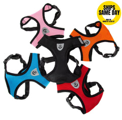 Soft Dog Pet Harness Breathable Comfortable Many Colors Puppy S M Black Red Blue