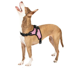 PINK NO Pull Adjustable Dog Pet Vest Harness Quality Nylon XS S M L XXL
