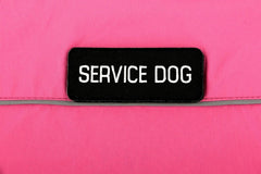 Service Dog Vest Harness Canine Light Weight Reflective Adjustable XXS - XL PINK