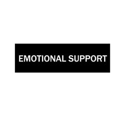SERVICE DOG, EMOTIONAL SUPPORT ANIIMAL ESA E.S.A. PATCHES SMALL MEDIUM S L