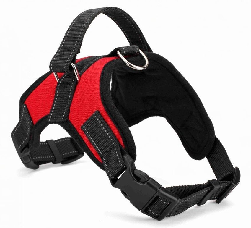 No Pull Dog Pet Harness Adjustable Control Vest Dogs Reflective XS S M XXL Red