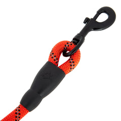 5FT Service Dog Rope Leash Lead Train Padded Handle Reflective Nylon M L Black