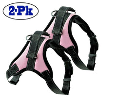 2-PACK Dog Pet Vest Harness Strap Adjustable Nylon Small Medium Large XL No Pull