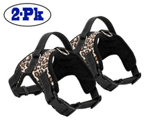 2-PACK Dog Pet Vest Harness Strap Adjustable Nylon Small Medium Large XL No Pull