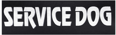 Pair Of SERVICE DOG • EMOTIONAL Velcro Patches Reflective Tag Harness Vest