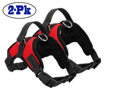 2-PACK Dog Pet Vest Harness Strap Adjustable Nylon Small Medium Large XL No Pull